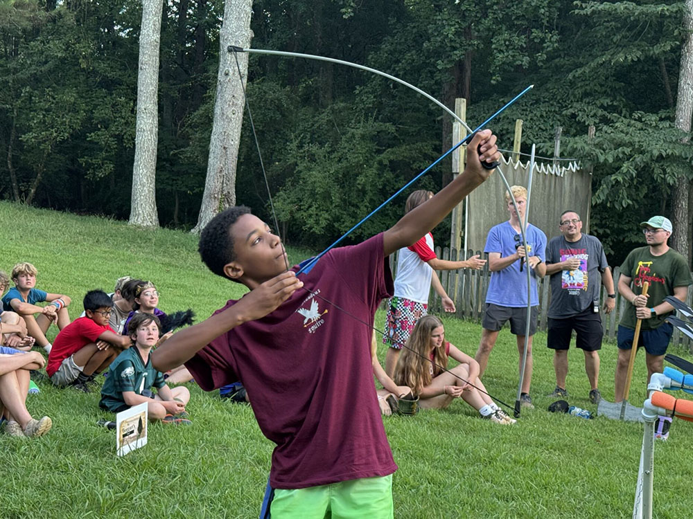 High Meadows Camp archery